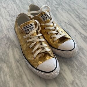 Gold snake converse
